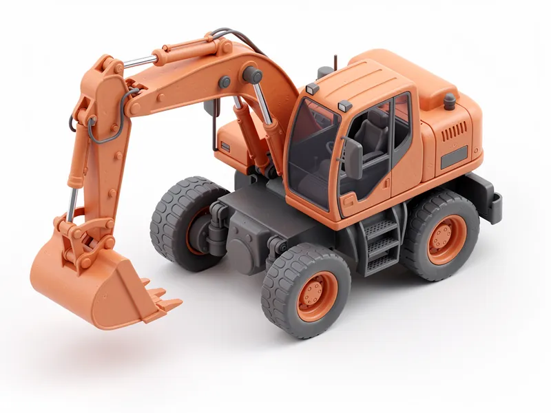 Колесный экскаватор (Полноповоротный)